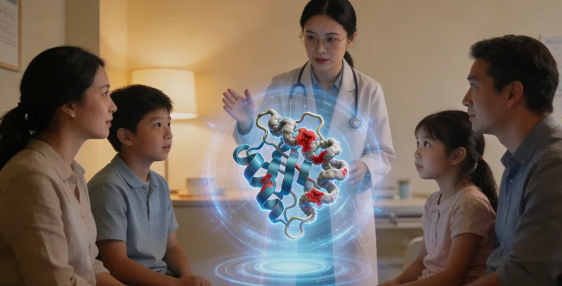 黔西南州遗传咨询门诊医生与患者