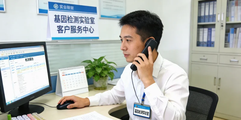 正蓝遗传咨询师为居民解读基因检