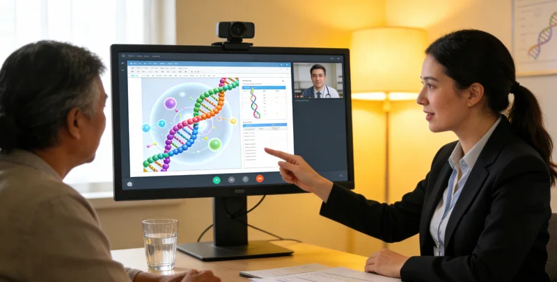 沅江居民在遗传咨询门诊与医生沟