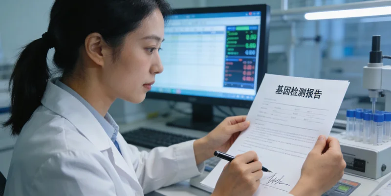 连州医生或遗传顾问向居民解读基