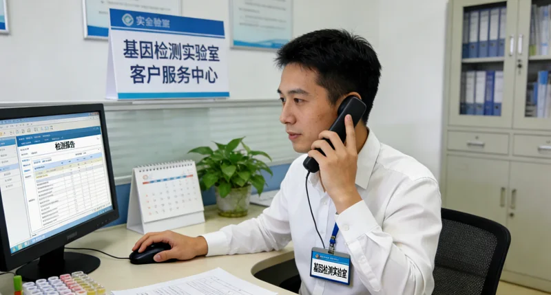 肇庆女士在医院进行遗传咨询