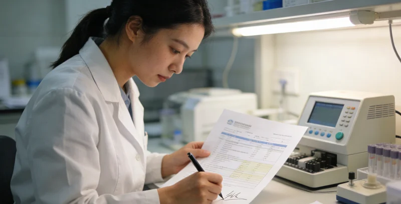 介休医生与患者家属共同查看解读