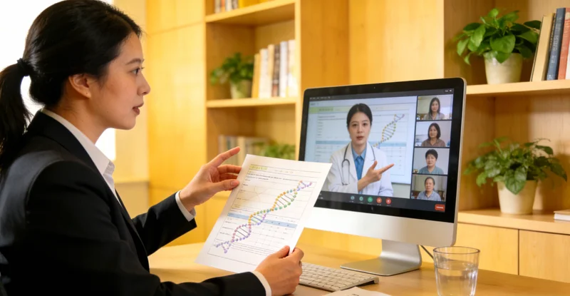 宜兴医生与家庭进行遗传咨询沟通