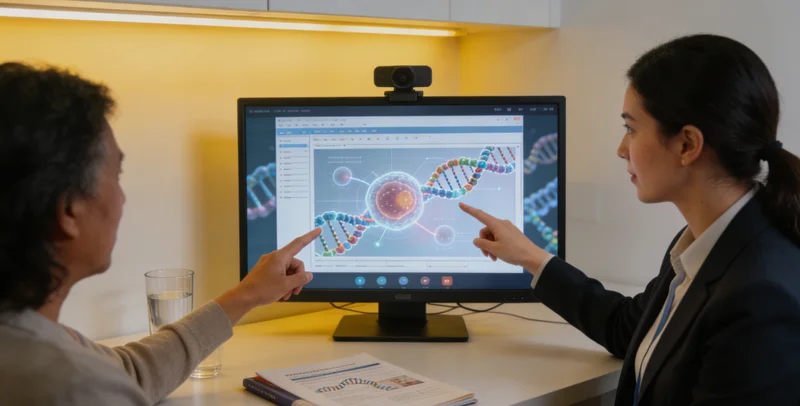 临湘医生与患者解读基因检测报告