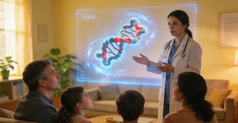 神木林奇综合征遗传咨询家系图示