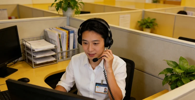 兴化女性与医生共同查看基因检测