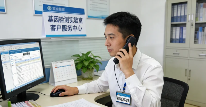 北海市民在医院进行遗传咨询与健