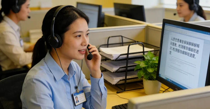 广州遗传咨询与基因检测流程示意