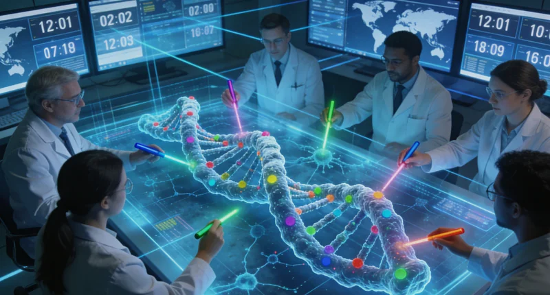 阿拉尔家庭共同面对遗传问题温馨