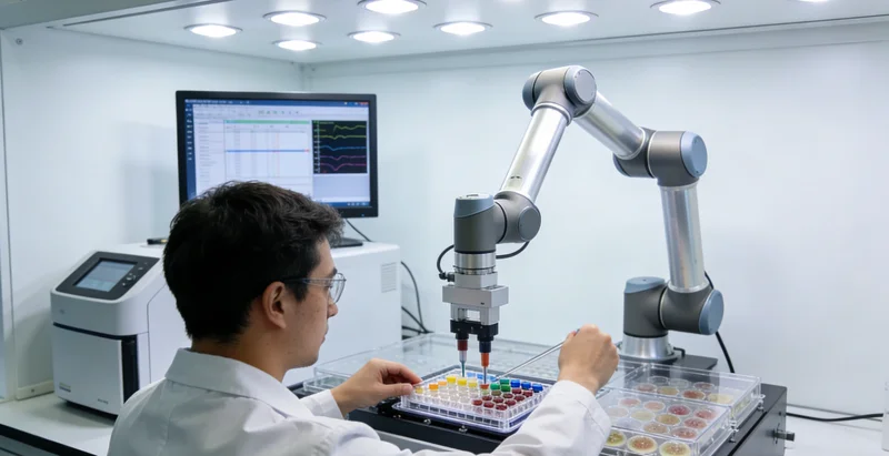 卫辉牧场工作的年轻女性在阳光下