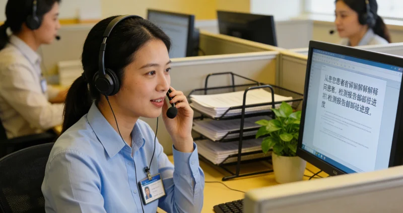 武夷山家庭共同查看和讨论基因检