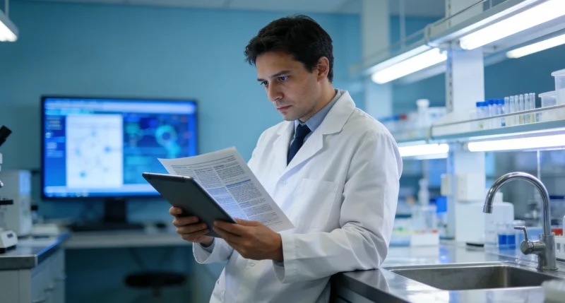 基因测序数据分析实验室工作场景