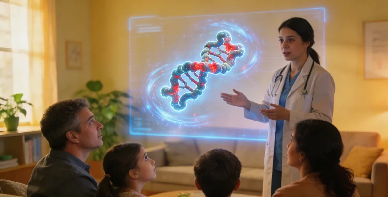 瓦房店遗传咨询师与居民面对面沟