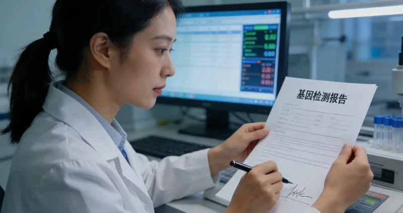 临沂医生与患者解读基因检测报告