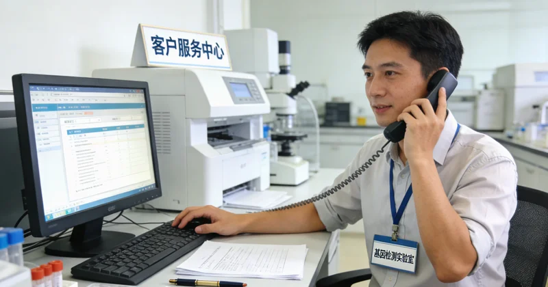 科右中旗居民与医生进行遗传咨询