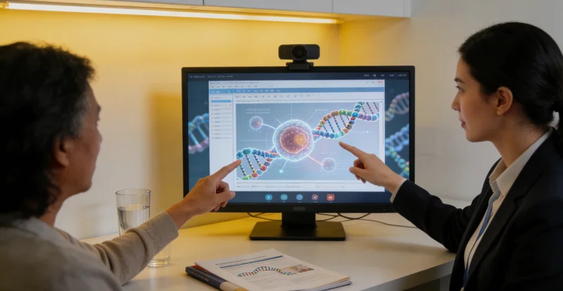 湘乡女性家庭遗传咨询场景
