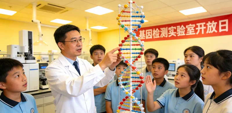 巢湖家庭成员讨论健康与遗传信息