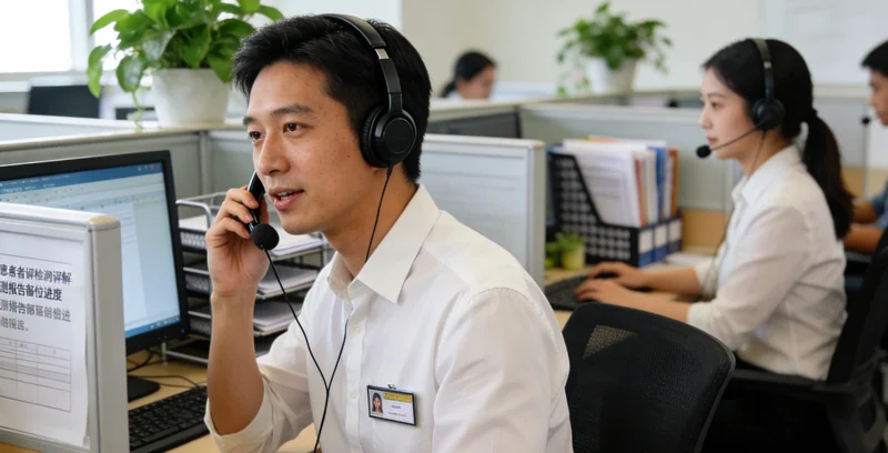 东乌旗居民与医生一起看基因检测