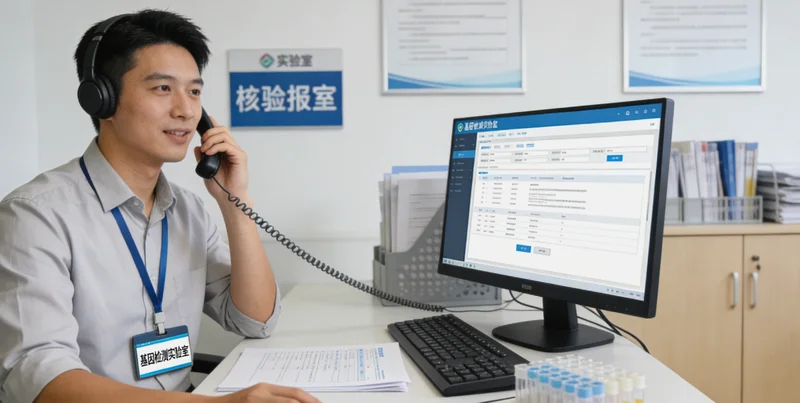 濮阳女性进行遗传咨询场景