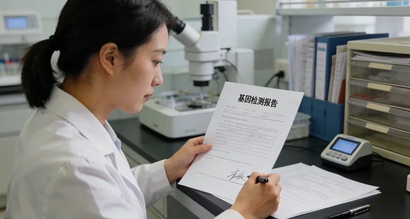 项城患者与医生沟通基因检测报告