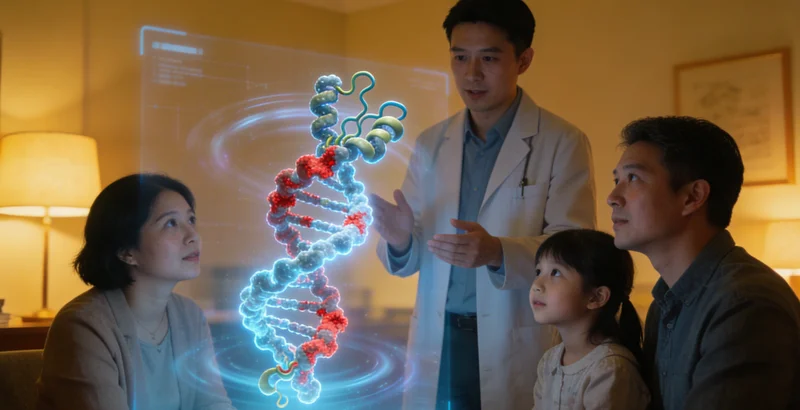 上海遗传咨询师与家庭成员进行检