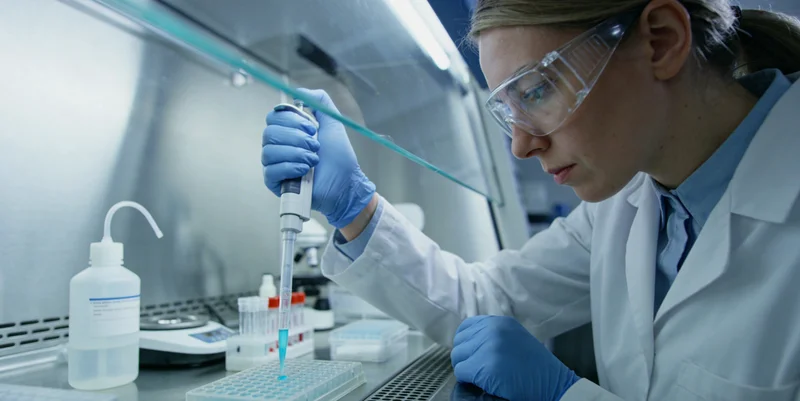 专业实验室进行仙桃送检样本的D