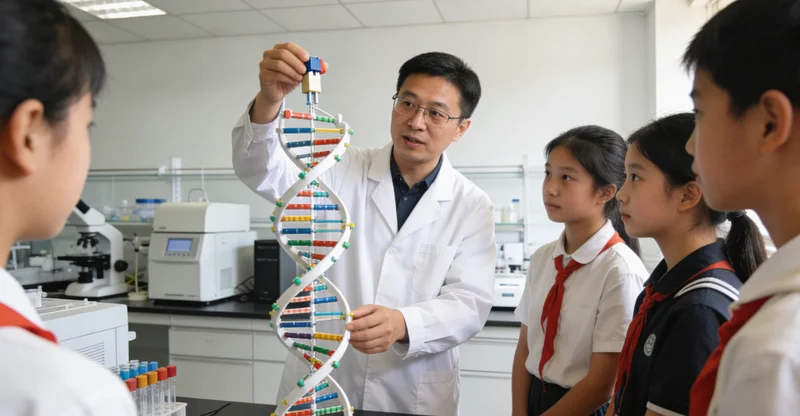 雷州女士在诊室与医生进行健康咨