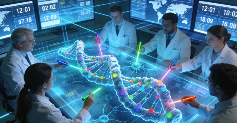 库车女性与家人讨论耳鸣听力健康