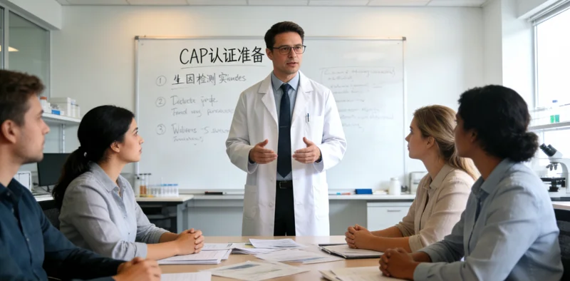 三明女性与医生进行遗传病史咨询