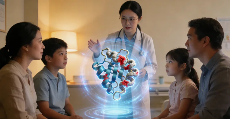 茂名遗传咨询医生向家庭讲解基因