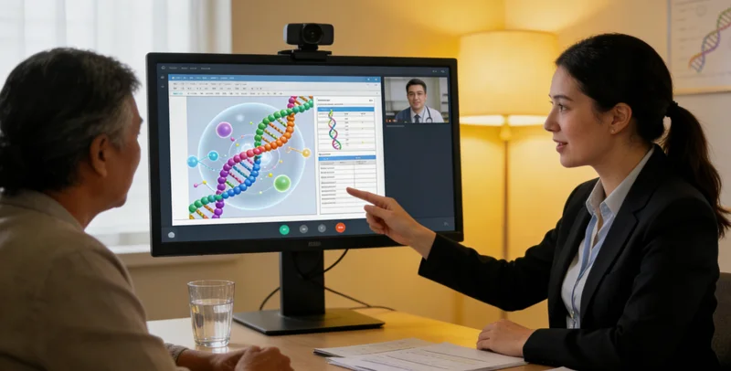 齐齐哈尔遗传咨询医生与女性患者