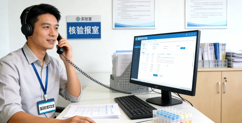 芒市医生与咨询者共同解读基因检