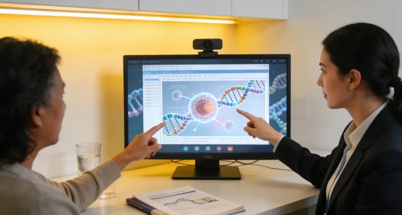 杭锦旗医生解读基因检测报告给患