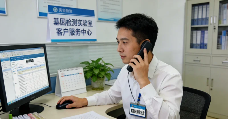 横州遗传咨询师为客户解读检测报