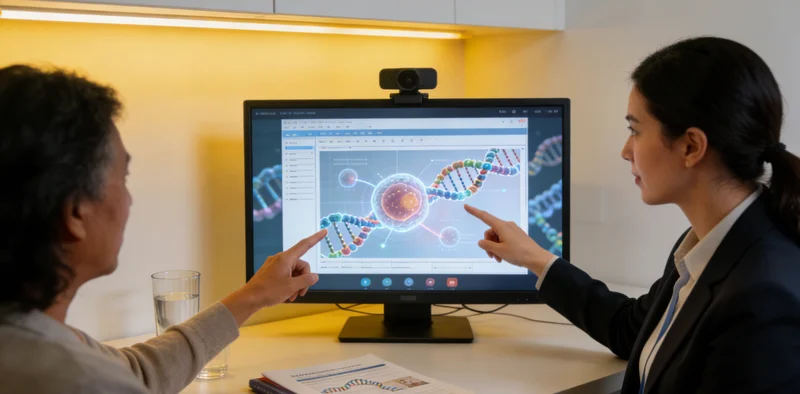 甘南州居民在诊室向医生咨询家族
