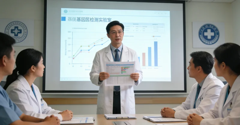 亳州遗传咨询门诊医生向家庭解释