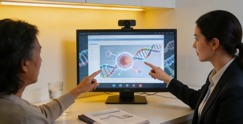 信阳遗传咨询师为家庭解读报告