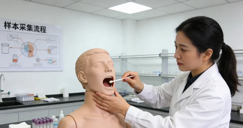 巴林右旗居民进行基因检测采样便