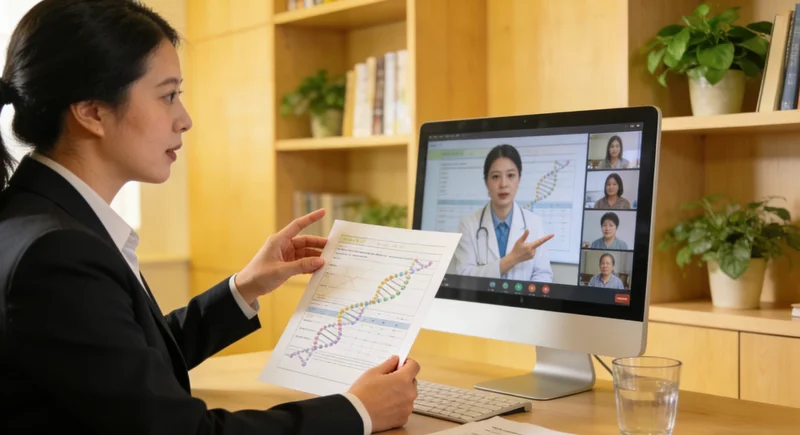 河津医院遗传咨询师与市民沟通基