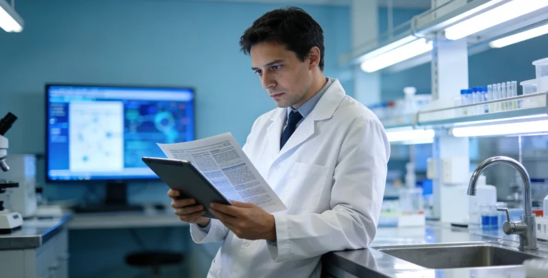 宁乡基因检测实验室技术人员进行