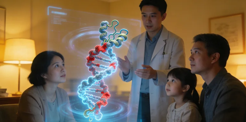 庄河遗传咨询场景,医生与女士亲