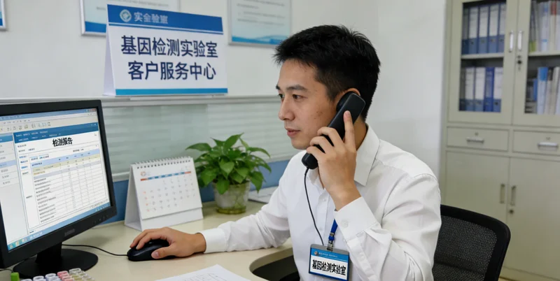 枝江遗传咨询师与患者进行基因检