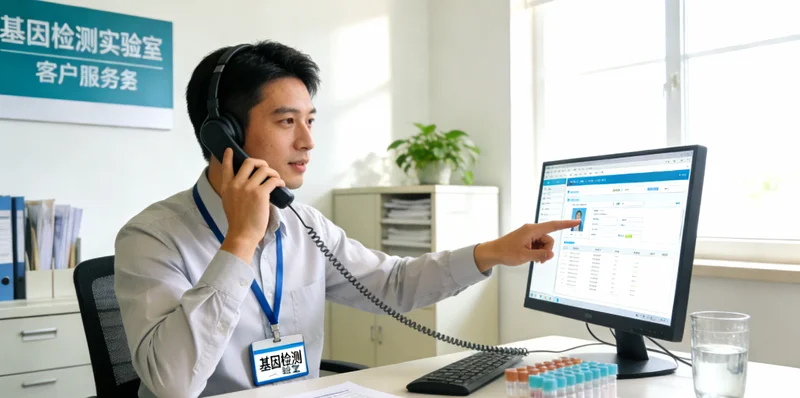 绥芬河家庭进行遗传健康咨询场景