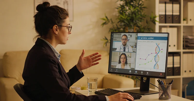 冷水江遗传咨询师为家庭解读基因