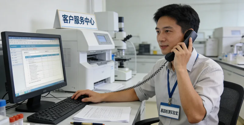 西苏旗医院采血进行基因检测