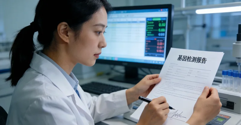 定州基因检测报告解读咨询场景
