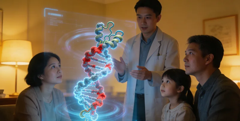 张家口遗传咨询师讲解家族遗传风