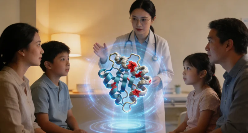 兴宁市民进行遗传咨询场景