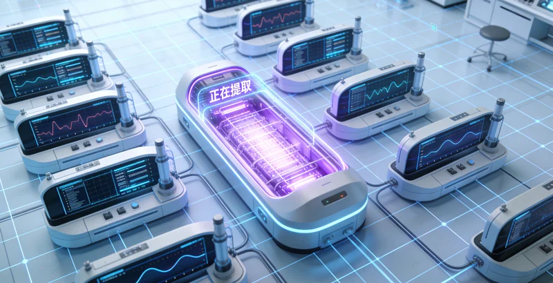 泰兴基因检测实验室测序工作场景