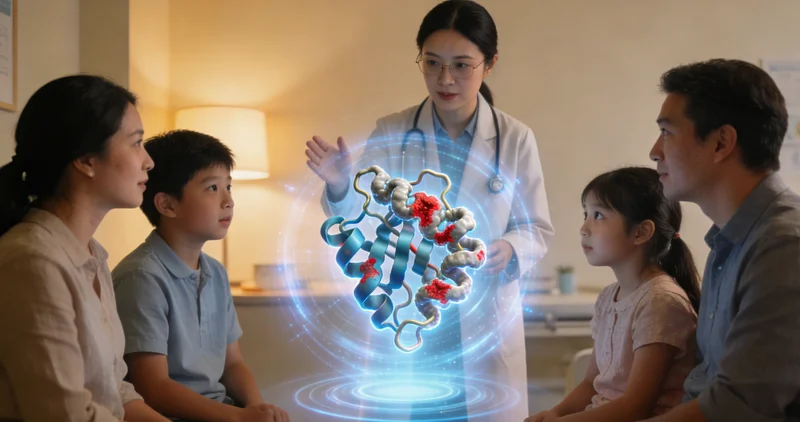 龙港医院遗传咨询门诊医生与孕妇